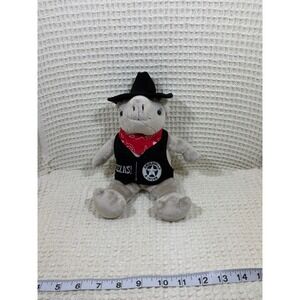 Texas Products Armadillo Plush Kids 10in Gray‎ Excellent Cowboy Ranger Souvenir